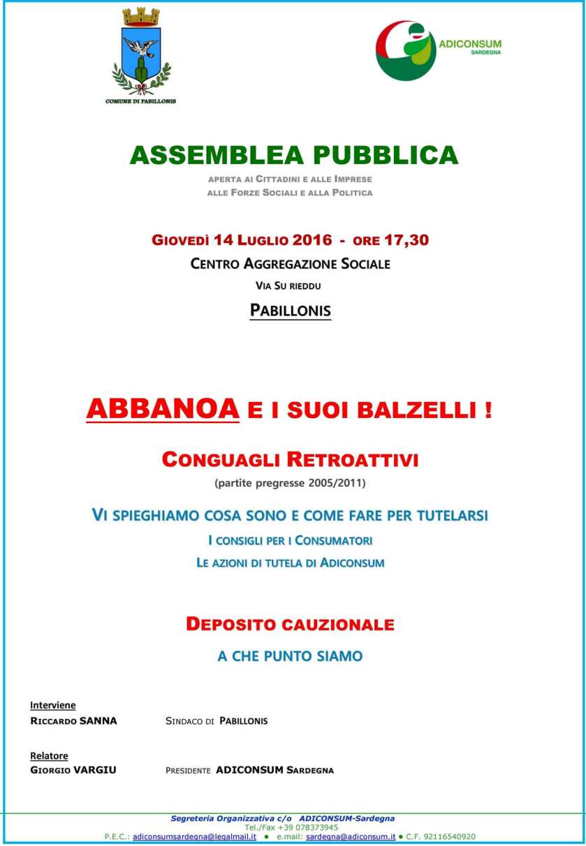 ABBANOA ASSEMBLEA